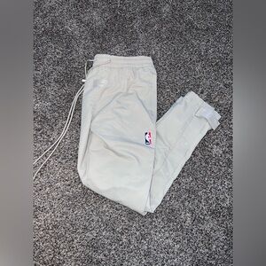 Nike x Fear Of God NBA Nylon Warm Up Pants String Bottoms Beige CU4684-271  S &M